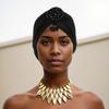 Amazon AliExpress Transfronterizo Nuevo Accesorios Borla Frente Bohemio Pliegue Sombrero Sandía Sombrero Indio Sombrero para el Cabello