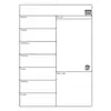 Calendario de Planificador Magnético Personalizado para Refrigerador, Pegatina de Pizarra Blanca Suave, Impreso, Duradero, Fácil de Limpiar, Tablero de Mensajes, Bloc de Notas para el Hogar