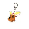 Llavero Acrílico Animal Crossing Colgante Doble Cara Merchandising de Dibujos Animados Animal Crossing
