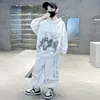 Roupas Infantis Conjunto de Moletom Outono para Meninos 2026 Novo Estilo para Crianças Maiores Primavera e Outono Meninos Super Descolados Esportivo Moda de Rua
