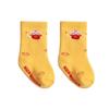 25 Pares de Meias de Terry Estilo Outono e Inverno Meias de Bebê Algodão Penteado Vermelho Meias Novas de Ano Novo para Crianças Meias Grossas Quentes de Cano Médio