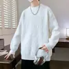 Venta Caliente Transfronteriza Venta Directa de Fábrica Invierno Nueva Moda Grueso Suéter de Cuello Medio Alto Ropa de Punto para Hombre