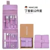 Set de Cortauñas al por Mayor Caja Hecha a Mano Pinzas de Belleza Herramientas de Manicura Cuchillo de Pedicura Set de Tijeras para Uñas de Belleza
