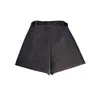 Ropa de Abrigo para Mujer Pantalones Cortos de Lana Petite 2026 Otoño/Invierno Grises Cintura Alta Shorts de Glúteo Versátiles Adelgazantes Pantalones de Pierna Ancha Línea A