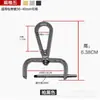 Hebilla de bolso accesorios cerradura de hardware hebilla de metal correa de bolso engrosada hebilla colgante hebilla de mochila hebilla de tornillo accesorios hebilla de bolso de cuero
