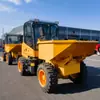Camión Volquete de Tracción en las Cuatro Ruedas, Equipo Volquete Diesel Auto-Descargable de Ingeniería, Maquinaria de Construcción Tipo Volquete Frontal Agrícola