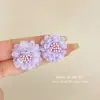 Estilo Férias de Verão Novidade Brincos Flor de Tecido Brincos Femininos Estilo Mori Moda Suave Design de Nicho Brincos
