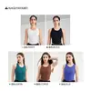 Chaleco Deportivo Largo para Mujer Yoga Fitness Running Sujetador a Prueba de Impactos Absorción de Humedad y Sudor Secado Rápido Ropa Interior Sujetador Ropa Exterior
