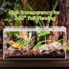 Caja Acrílica Personalizada para Mascotas Araña Lagarto Caja de Animales Tanque Ecológico Transparente Caja Acrílica Transparente