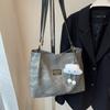 Bolso de mano para mujer, estilo coreano, para estudiantes, 2024, sencillo, moderno, bonito, de gran capacidad, para ir al trabajo.