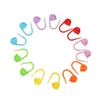 Fivela Marca de Fábrica Ferramentas de Tricô para Suéter de Lã DIY Fivela Plástica Colorida Doce Fivela de Posicionamento