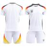 Suministro Directo de Fábrica 2425 Jersey de la Selección Alemana de la Copa Europea Conjunto de Uniforme de Fútbol Alemán de Visitante para Hombres, Niños y Adultos