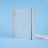 Cubierta de Relleno para Cuaderno Sencillo de Polipropileno de Hojas Sueltas, Cubierta de Cuaderno con Cuerda de Encuadernación de 8 Agujeros, Cubierta de Cuaderno Espiral Transparente A4A5 Transfronteriza