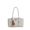 Bolso Tote de Gran Capacidad Casual para Viajes de Trabajo para Mujer Modelo Nuevo 2026 Cuero de Cera de Aceite Bolso de Hombro Sencillo con un Toque de Lujo Bolso de Axila