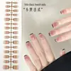 Unhas Postiças Populares, Unhas Curtas, Manicure Feita à Mão, Adesivos de Unha Postiça de Alta Qualidade, Unhas Pré-fabricadas, Atacado direto da Fábrica