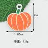 Colgante de aleación con forma de calabaza, fantasma y murciélago para Halloween, accesorios de bricolaje, llavero y colgante.