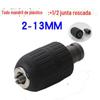 Chave de impacto elétrica 1/2 conversão furadeira elétrica mandril de aperto manual mandril de broca 2-13MM mandril de furadeira mandril de três castanhas