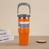 2026 Nuevo Vaso Portátil de Mano de Gran Capacidad de 20 oz 30 oz con Hielo, Doble Pared de Acero Inoxidable, Aislamiento al Vacío, con Grabado