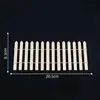 Micro Paisagem de Musgo Cor Primária Mini Cerca de Madeira Paisagem de Jardinagem Decorações DIY Acessórios Garrafa Ecológica Pequenos Enfeites