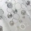 Nueva Cortina de Ducha Impermeable Transfronteriza Eva Sin Taladro Anillo de Color Patrón Material Suave Engrosado con Anillos para Cortina de Ducha Incluidos