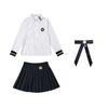 Uniforme escolar para alunos do ensino fundamental e médio, roupas de classe, novo terno de camisa infantil estilo britânico, novo jardim de infância, roupas de jardim, primavera e outono