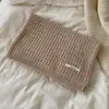 Cachecol de Tricô 100% Lã de Alta Qualidade para Mulheres, Calor de Outono/Inverno, Proteção Contra o Frio, Atmosfera Estilo Coreano, Aquecedor de Pescoço, Protetor de Pescoço Espessado