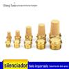 Silenciador pneumático de uma polegada ajustável todo em cobre BSL-M5 03 04 MSL-01 SSL-02 silenciador de válvula solenóide