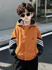 Chaqueta de invierno para niño con forro polar y mangas con cordón, diseño reversible, estilo coreano, abrigo de algodón engrosado para niños, calidad de exportación
