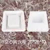 Molde para Tijolo Vazado Famoso na Internet, Molde de Plástico para Cimento para Divisória de Janela Decorativa com Furo Duplo, Furo Redondo, Furo Quadrado 40