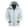 Chaqueta Hardshell Resistente al Viento e Impermeable 3 en 1 Estilo Nido de Pájaro para Exteriores para Hombres y Mujeres con Impresión de Logo Personalizado