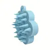 Cepillo de Silicona Japonés para Champú, Cepillo Masajeador para Peinar el Cabello, Doble Uso Húmedo y Seco para Limpiar el Cuero Cabelludo, Cepillo de Baño para Aliviar la Fatiga