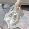 Colección Nueva Primavera 2026: Zapatos Planos Mary Jane de Punta Redonda, Estilo Lolita con Detalle de Moño, Inspirados en Princesas, que Realzan la Altura y Alargan las Piernas