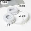 Adecuado para Apple airpodsmax Estuche para Auriculares Material de Silicona Estuche Protector Estuche Protector de Montaje en Cabeza Color Transparente Estuche Suave