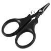 Tijeras de Pesca Recubiertas de Titanio para Atar Hilo de Pescar, Línea PE y Piel de Plomo, Mini Tijeras de Pesca Multifuncionales