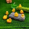 Pollitos Lindo Transfronterizo Decoraciones DIY Colgantes para Funda de Teléfono Accesorios Micro Paisaje Adornos Pequeños Personalizable