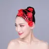 Flor de Cabeza de Xishuangbanna Nuevo Estilo Étnico Performance Étnico Venta al por Mayor Escenario de Danza Clásica Performance de Baile Mujeres Modernas