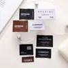 Etiquetas tejidas para ropa, Etiquetas de cuello de alta densidad, Etiquetas de talla, Diseño DIY para ropa, Ropa para niños, Bolsos, Sombreros, Accesorios con logo, Parches de tela