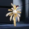 Broche de Fogos de Artifício Novo Estilo, Alto Padrão, Luxo Leve, Moda de Nicho, Acessórios para Roupas Femininas, Alfinetes de Roupa, Acessórios de Joalheria
