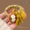 Banda de Goma Duradera de Alta Elasticidad para Recoger el Cabello Lazo de Calabaza para el Cabello Lazo para el Cabello Anillo para el Cabello Moño Accesorios para el Cabello Mujeres