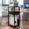 Rack Principal de Computadora Estante de Almacenamiento de Oficina Gabinete de Escritorio de Almacenamiento Hecho a Medida Estante Móvil para Caja de Escritorio Soporte Estante para Impresora