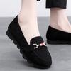 Zapatos de Tela del Viejo Pekín Jingrui Zapatos Individuales para Mujer Zapatos de Frijol Nuevo Estilo 2020 sin Cordones Planos Zapatos para Madre Boca Cuadrada Suave Primavera y Verano