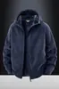 Nuevo sudadera deportiva con forro polar para hombre, chaqueta de forro polar, cortavientos con forro de forro polar, sudadera de forro polar