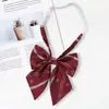 Accesorios para Camisa Rayas Rojas Estilo Estudiante Japonés Estilo Preppy Jk Lazos Lazos Femeninos Uniforme de Marinero Uniforme Académico Lazos