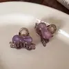 Pinza de pinza de color gelatina fresca con lazo, tamaño pequeño, para mujer, nuevo 2025, pinza de tiburón de alta gama, pinza elegante para la cabeza