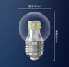 Foco LED E27 de rosca, foco mágico de frijol, molecular, de bola redonda, lámpara de ahorro de energía G45, foco para candelabro de sala de estar nórdica y dormitorio
