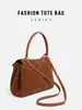 Bolso Cruzado de Cuero Esmerilado Estilo Nuevo 2026 para Mujer, Bolso de Hombro Retro de Alta Gama, Bolso Tote de Gran Capacidad para Viajes