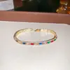 Luz Radiante Azul Niebla~Pulsera de Zirconia con un Estilo Fresco y Minimalista, Diseño de Nicho de Lujo Ligero, Joyería de Alta Gama para Mujeres