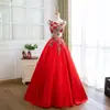 Vestido de Noiva Slim-Fit Novo 2026, Vestido Longo Vermelho de Performance, Vestido de Noite para Anfitriã de Banquete para Mulheres