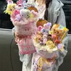 Dia das Crianças Zexiang Cartolina em Formato de Peça Única Papel de Embalagem para Buquê de Lanches Desenho Animado Fofo Papel de Embrulho de Flores 61