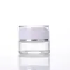 Tarro de Crema Personalizado Botella Transparente de Vidrio para Dispensar Crema Botella Cosmética Mate Botella Vacía Botella de Acrílico para Crema Botella para Crema de Ojos